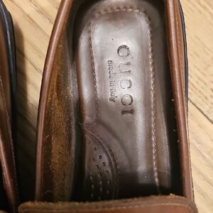Men's Tan Leather Slip-Ons
